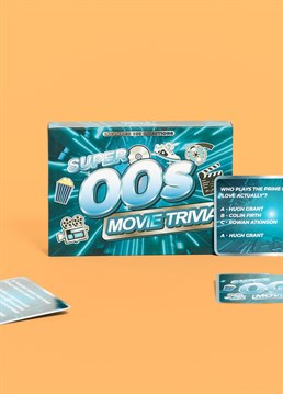 Calling all Gen Z�s! Test your noughties movie knowledge A great trivia game From chick flicks to thrillers � this card game has it all! With 100 questions, you�ll really be putting yourself up for a challenge. A fun party game to play with your other 00�s friends and family members.